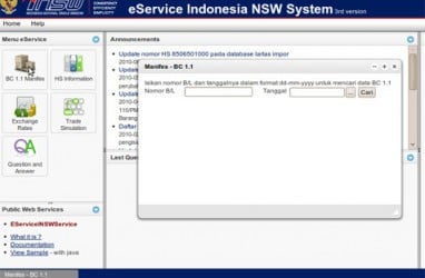 PP INSW Bakal Gandeng Operator System