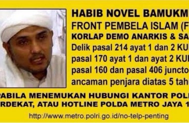 FPI RUSUH: Habib Novel Akhirnya Menyerahkan Diri