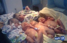 Wow, Wanita Ini Lahirkan 5 Bayi Kembar