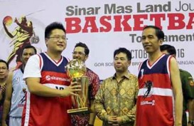 Jokowi Buka Ajang Bola Basket Wartawan yang Digelar Sinar Mas Land