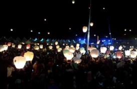 Pesta 10.500 Lampion di Tenggarong Pecahkan Rekor MURI