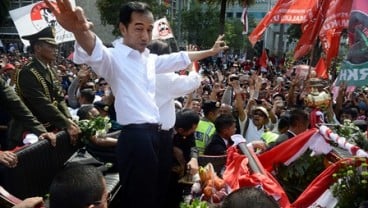 PESTA RAKYAT JOKOWI PRESIDEN: Beri Tumpeng Ke Siti Bugiah, Jokowi Hampir Nangis