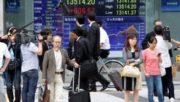 BURSA JEPANG (23 Oktober 2014): Indeks Nikkei 225 Ditutup Turun 0,37%, Topix Melemah 0,33%