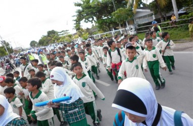 TAHUN BARU ISLAM: Warga Jakarta Berpawai Meriahkan 1 Muharram 1436