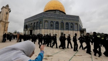 PENUTUPAN AL-AQSA: Polisi Israel Jaga Ketat Jamaah Shalat Jumat