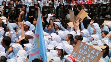 Buruh Minta UMP DKI 2015 Sebesar Rp3,2 juta