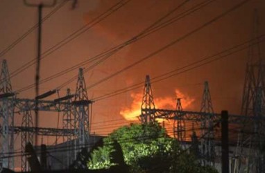 GUDANG PABRIK SUSU di Bogor Terbakar