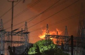 GUDANG PABRIK SUSU di Bogor Terbakar