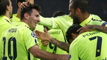 HASIL LIGA CHAMPIONS: Messi Samai Raul, Chelsea Nyangkut di Maribor, Manchester City Memalukan di Etihad