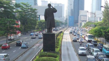 ARUS LALU LINTAS: Sejumlah Ruas Jalan Tersendat Aksi Demo