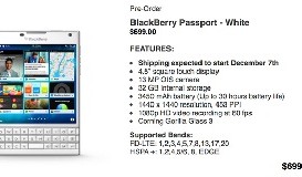 BlackBerry Diam-diam Buka Pemesanan Passport Putih
