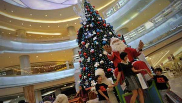 Hiasan Khas Natal Semarakkan Mal dan Pusat Perbelanjaan