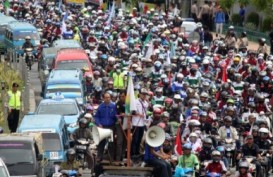 50 Ribu Buruh Se-Jabodetabek & Karawang Menuju Istana Presiden