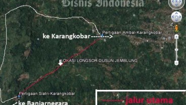 LONGSOR BANJARNEGARA: Jalur alternatif Slatri-Pagerpelah-Ambal 8 Kilometer Ditempuh 2 Jam