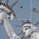 Pesawat UFO Muncul di Atas Patung Liberty?