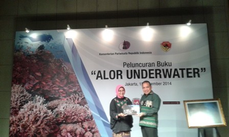 Peluncuran buku Alor Underwater/Maria Fitria/Bisnis.com