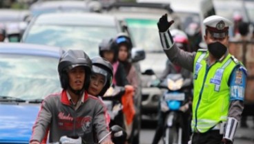 500 Polisi Kawal Uji Coba Larangan Motor Melintas di Thamrin