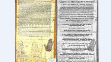 Inikah Surat Nabi Muhammad kepada Biarawan Gereja St. Catherine?