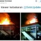 PASAR KLEWER KEBAKARAN: Kronologi dan Foto Api Yang Membakar Blok E di Twitter