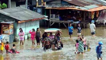 BANJIR ACEH: Tambak Udang dan Ikan Bandeng Ikut Terendam