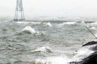 CUACA BURUK: Waspada Gelombang Laut Tinggi 3 M di Selat Sunda