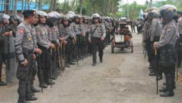 Jelang Malam Tahun Baru, Polisi Siaga di Kawasan Manggarai