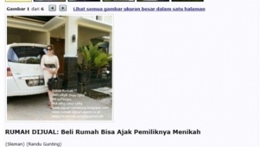 Dengan Kocek Rp999 Juta, Anda Bisa Beli Rumah Plus Nikahi Pemiliknya