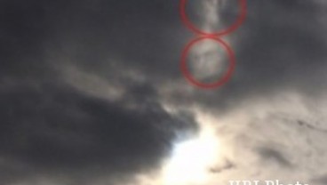 Heboh, Penampakan Wajah Misterius Saat Gerhana Matahari