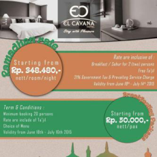 El Cavana Hotel Berikan Promo Menarik di Bulan Ramadan