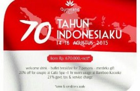 Gumilang Regency Hotel Tawarkan Promo 70 Tahun Indonesiaku