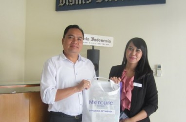 Kunjungan Hotel Mercure Bandung ke Bisnis Indonesia Jabar