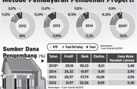 Data Bisnis: Metode Pembayaran Pembelian Properti 2012-2015, Cara Tunai Terus Naik