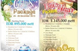 Rayakan Natal & Tahun Baru di Hotel Grand Pacific Bandung