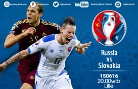 Slovakia Benamkan Rusia 2-1