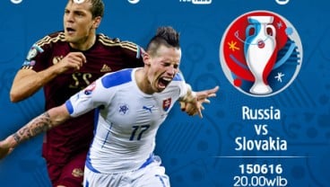 Slovakia Benamkan Rusia 2-1