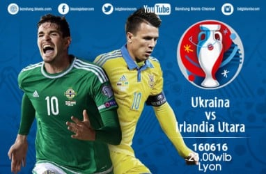 Irlandia Utara Sikat Ukraina 2 Gol Tanpa Balas