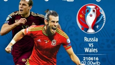 Bantai Rusia 3-0, Wales Jadi Juara Grup B