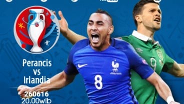 Sempat Tertinggal, Prancis Tekuk Irlandia 2-1