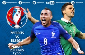 Sempat Tertinggal, Prancis Tekuk Irlandia 2-1