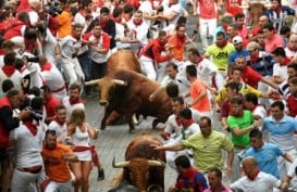 Balap Lari dengan Banteng di Pamplona Telan Korban Lagi