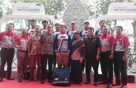 Ekspedisi di Jakarta, JNE Gandeng Komunitas Sepeda