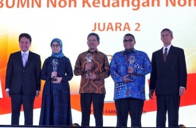 Bio Farma Raih Annual Report Award Keterbukaan Informasi