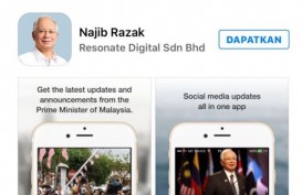 PM Malaysia Najib Razak Rilis Aplikasi Pribadi