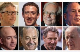 Kekayaan 8 Pria Ini Setara Dengan Kekayaan Separuh Penduduk Dunia