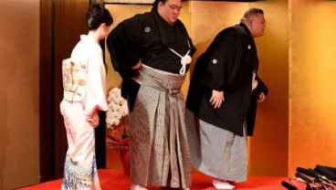 Jepang Juara Sumo Setelah 19 Tahun