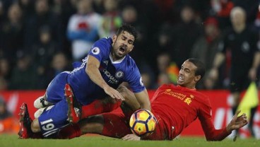 Liverpool vs Chelsea 1-1, Pinalti Diego Costa Gagal