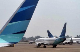 Pesawat Garuda Tergelincir di Yogyakarta
