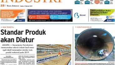 Bisnis Indonesia 2 Februari, Seksi Industri: Standar Produk IKM Tekstil