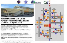 Inilah Pengalihan Lalu Lintas Terkait Pembangunan Staisun MRT Haji Nawi