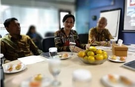 Perkenalan Direksi, KSEI Berkunjung ke Kantor Bisnis Indonesia